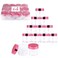 Beauticom 1 oz. USA Acrylic Round Clear Jars with Flat Top Lids for Creams, Lotion, Make Up, Cosmetics, Samples, Herbs, Ointment (12 Pieces Jars + Lids, ROSE GOLD)