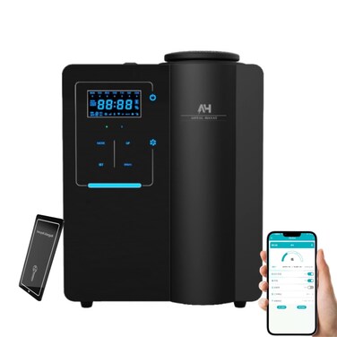 Waterless Air Diffuser - Home Luxury Scent Diffuser - Magnetic Keycard Bluetooth &amp; App Control - Antal Hayat Diffuser - Waterless Diffusers for Home - Difusor Aroma - Aesthetic Essential Oil Diffuser