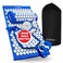Acupressure Mat, Strap &amp; Pillow 3 Piece Gift Set, 12,348 Acupuncture Pressure Points for Back Pain Relief, Increased Energy, Relaxation, FSA/HSA Eligible, Drawstring Bag, Deep Blue