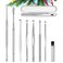 Ear Pick Ear Curette Earwax Pick Removal Tool Kit 8 Pcs, Stainless Steel Ear Hygiene Care Sets with Storage Box