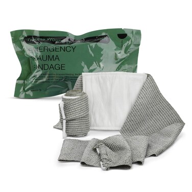 Israeli Emergency Bandage, 4 Inch 1 Pack Compression Bandage for Trauma Wound Dressing, Vacuum Sterile Compression Bandages for Ifak Refill Kit First Aid