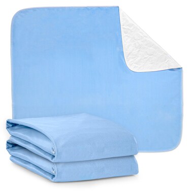 Washable Bed Pads - Reusable Waterproof Mattress Pad for Kids &amp; Adults - Use as Seniors Incontinence Bed Pads, Potty Training, and Pet Pee Pads for Dogs and Cats - Pack of 2 - 36x70