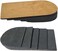 Adjustable Leg Length Discrepancy Heel Lifts Inserts Insoles - Pack of 2 (5 Layer Brown Large)