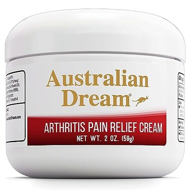 Australian Dream Arthritis Pain Relief Cream - Soothing &amp; Non-Greasy - Powerful Topical Arthritis Pain Relief - Good for Muscle Aches or Joints - 2 oz Jar