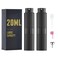 Perfume Travel Refillable Atomizer Bottle: Cologne Spray Mini for Refill - Empty Fragrance Sprayer for Men - Large Size 20ML - Black 2PCS
