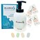 Foaming Hand Soap Starter Kit - 4 Fragrant Foaming Soap Tablets with Reusable Glass Pump Dispenser - Non-Toxic, Sustainable, Skin-Friendly Formula - Zero Waste Cleaning Products