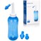 500ml Sinus Rinse and Nasal Irrigation, Nose Care Perfect for Cleaning Your Sinuses Nose Allergies, Colds, and General Hygiene for Adult &amp; Kid BPA Free Nasal Wash Bottle Soothing Wash(Blue)