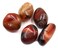 Chiloskit Natural Sardonyx Banded Agate Palm Stone Fossil Worry Stones Pebble Healing Crystal Gift for Girls 4CM, 6CM (4cm/5pcs)