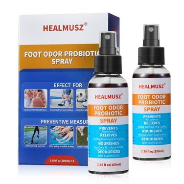 Athletes Foot Treatment Spray, Foot Fungus Treatment - Fast-Acting Relief for Foot Odor, Itch, Blisters &amp; Peeling, Gentle &amp; Effective.