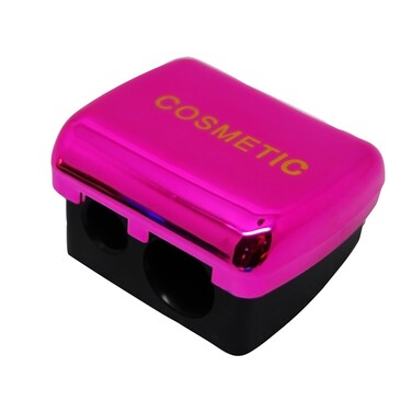 2-in-1 Makeup Cosmetics Pencil Sharpener 2 PCS, Pink Color