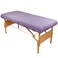 Body Linen Comfort Deluxe Flannel Massage Table Fitted Sheet. Premium Quality 100% Cotton Therapy Table Sheets. Elastic All Around for a Great Fit on Your Massage Bed - Color: Dahlia Purple