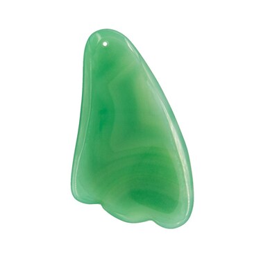 Natural Jade Gua Sha Scraping Massage Tool IASTM Guasha Board, Great Tools for SPA Acupuncture Therapy Trigger Point Treatment on Face