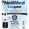 NeilMed Sinugator Cordless Pulsating Nasal Irrigator (Dual Speed) with 30 Premixed Packets and 3 AA Batteries - Black (Pack of 1)