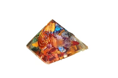 Jet New Chakra Single Baby Pyramid 20-25 mm Free Booklet Crystal Therapy Chokurei X-mas Crystal Gemstones Rare Unique Image is JUST A Reference.