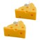 2PACK Cheese Shaped Scented Candle, Aroma Soy Wax Decorative Candlefor Photo Prop Birthday Wedding Holiday Party Gift,for Meditation Stress Relief Bath Yoga