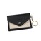 Birth Control Pill Case/Wallet PU Leather Medicine Holder Keychain Envelope Purse(Black)