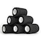 Self Adhesive Bandage Wrap  6 Rolls 3"x 5 Yards Medical Tape,Vet Tape,Athletic Tape,Elastic Cohesive Bandage for Sports Injury,Stretch Athletic,Ankle,(Black)