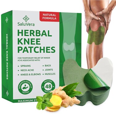 Warming Herbal Plaster Patches   Knee Patches   Heat Patches for Women &amp; Men (48 Count)