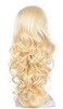 Onedor 23" Curly Hair Women Ladies 3/4 Half Wig Premium Japanese Synthetic fibers Wigs with Secured Mesh Head Cap (R1488H)