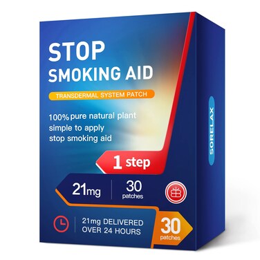 30 Patchs - Stop Smoking Aid Patches Step 1-21mg Best Product to Quit Smoking - Quit Smoking Aid That Work (step1)
