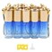 Glass Roller Bottles, 5ml Mini Blue Gradient Roll On Bottles, Empty Sample Vial Bottles Containers for Essential Oil Perfumes Lip Balms, Pack of 10