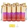 Glass Roller Bottles, 5ml Mini Purple Orange Gradient Roll On Bottles, Empty Sample Vial Containers for Essential Oils, Perfumes, Lip Balms - Pack of 10