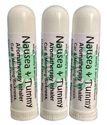 Urban ReLeaf Nausea &amp; Tummy Aromatherapy Inhaler! Relief Car &amp; Morning Sickness, Chemo Queasiness, Bad Belly, Migraine Quease, Medication Illness! Inhale Deeply, Fast Relief. 100% Natural (3)