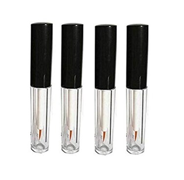 4PCS 5ML Empty Plastic Eyeliner Tube Container,Eyelash Extension Liquid Storage Holder Container Eyelashes Mascara Tube for Eyelash/Eyebrow Growth Castor Oil