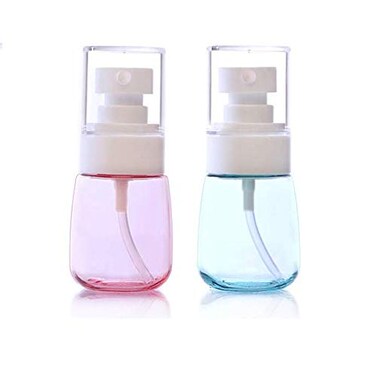 2 Pcs 30ml/1oz Mini Fine Mist Spray Bottles, Empty Clear Travel Containers Water Mist Sprayer for Cosmetic Skincare Lotion Perfumes