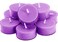 DEYBBY Scented Soy Wax Tealight Candles Bulk, Lavender Aromatherapy Candle for Stress Relief, Clear Cup Long Lasting, for for Relaxation, Spa and Bath Pack of 12