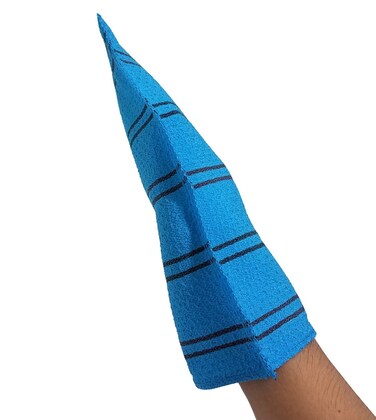 SongWol Korean Beauty Skin X-Large Viscos Exfoliating Bath Towel Gloves Strong Scrub Wash Clothes (3 pack)