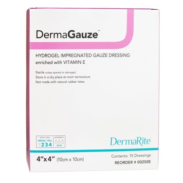 DermaGauze Hydrogel Impregnated Gauze Dressing