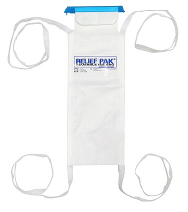 11-1243 Insulated Ice Bag with Tie Strings, 5 x 13", Small