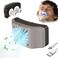 Exito Breathing Enhancer Device - Portable Nostril Expander with Mini-Fan, Rechargeable, Adjustable Intensity, for Athletes, Daily Use, Anti-Snoring &amp; Air Filtration