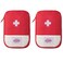 2 Pack Empty First Aid Kit Bag Mini First Aid Pouch Portable First Aid Bags Travel Medicine Pouches for Medical Kit Emergency Pill Organizer Box Outdoor Home Office Car Boat Camping Hiking