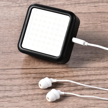 40Hz Light and Sound Therapy Device for Gamma Frequency Brainwave Entrainment, Pocket Size Battery Powered, for Wellness Use