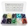 10 Kinds Gemstones and Crystals Set Tumbled Chps Crystals for Jewelry Making,Candle Making,Crushed Stones,Shungite,Snowflake Obsidian,Citrine(Yellow)