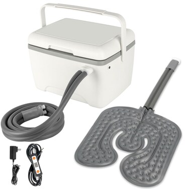 Cold Therapy Machine with Programmable Timer 9 QT Ice Therapy Machine for Knee After Surgery, Leak-Proof Quick Connect Pain Relief System, 50% Longer Cooling vs Traditional Ice Packs