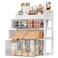 Makeup Organizer with 3 Drawers, Cosmetic Display Cases, Makeup Storage Box (3 Drawers) (Clear 3 drawers)