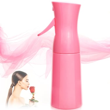 Empty Spray bottles, Spray Water Bottle Fine Mist Refillable, Continuous Spray Bottle for Hair, Skin Care, Planting, Showering Pets, Travel, Cleaning &amp; Home (Pink)