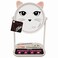Onyx Professional Cat LED Lighted Makeup Mirror for Girls - Teen Vanity Cosmetic Mirror with Lights - Stand Up Desk 360 Circular Rotation Cute Circle Mirror