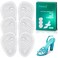 Metatarsal Pads 3 Pairs - Ball of Foot Cushion - Soft Cushion Design - Shock Absorbing - Anti-Slip Strong Adhesive - High Heel Pain Relief - (Clear)