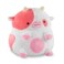 Heatable Strawberry Scented Cow Plush for Period Cramp Relief &amp; Emotional Support, Microwavable Soft Toy Plushies, Coolable Stuffed Animal for Anxiety, Cute Heating Pad for Pain Relief