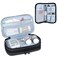 LUXJA Insulin Travel Case, Double Layer Insulin Bag for Insulin Pens, Glucose Meter and other Diabetic Supplies (Bag Only), Black