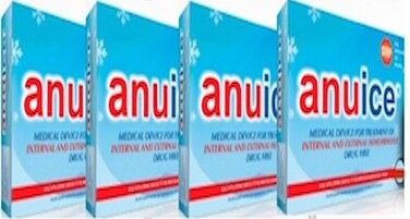 Goodbye Hemorrhoids with Anuice - Medical Device to Treat Internal and External Hemorrhoids, Without The Dramatic Effects of Surgery. Pack of 4