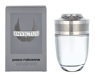 Paco Rabanne Invictus After Shave Lotion For Men - Lightly Perfumes The Skin - Notes Of Morning Freshness And Animal Sensuality - Eliminates Razor Burn - Feeling Of Immediate Comfort - 3.4 Oz