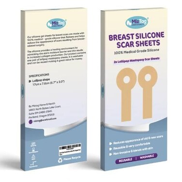 Breast Surgery Recovery Supplies - Silicone Sheets for Healing - Augmentation Essentials - Comfortable Under Post-Op Bra