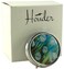 Designer Pill Box by Houder - Decorative Pill Case with Gift Box - Carry Your Meds in Style (Tulips)