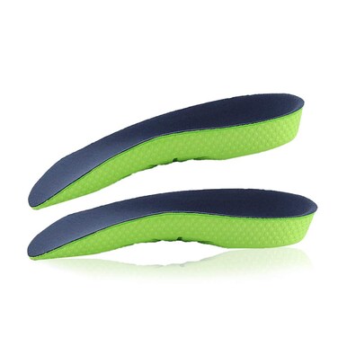 Arch Support 3/4 Orthotic Insole High Arch Inserts for Plantar Fasciitis Flat Feet Heel Spur Pain -XL
