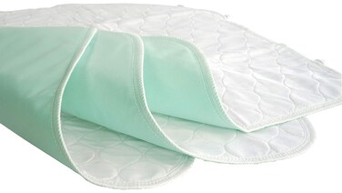 3 Pack Cotton Top Quilted Chair Pad Washable Waterproof Extra Absorbent Reusable Children and Pet Pads Small(18" x 24")